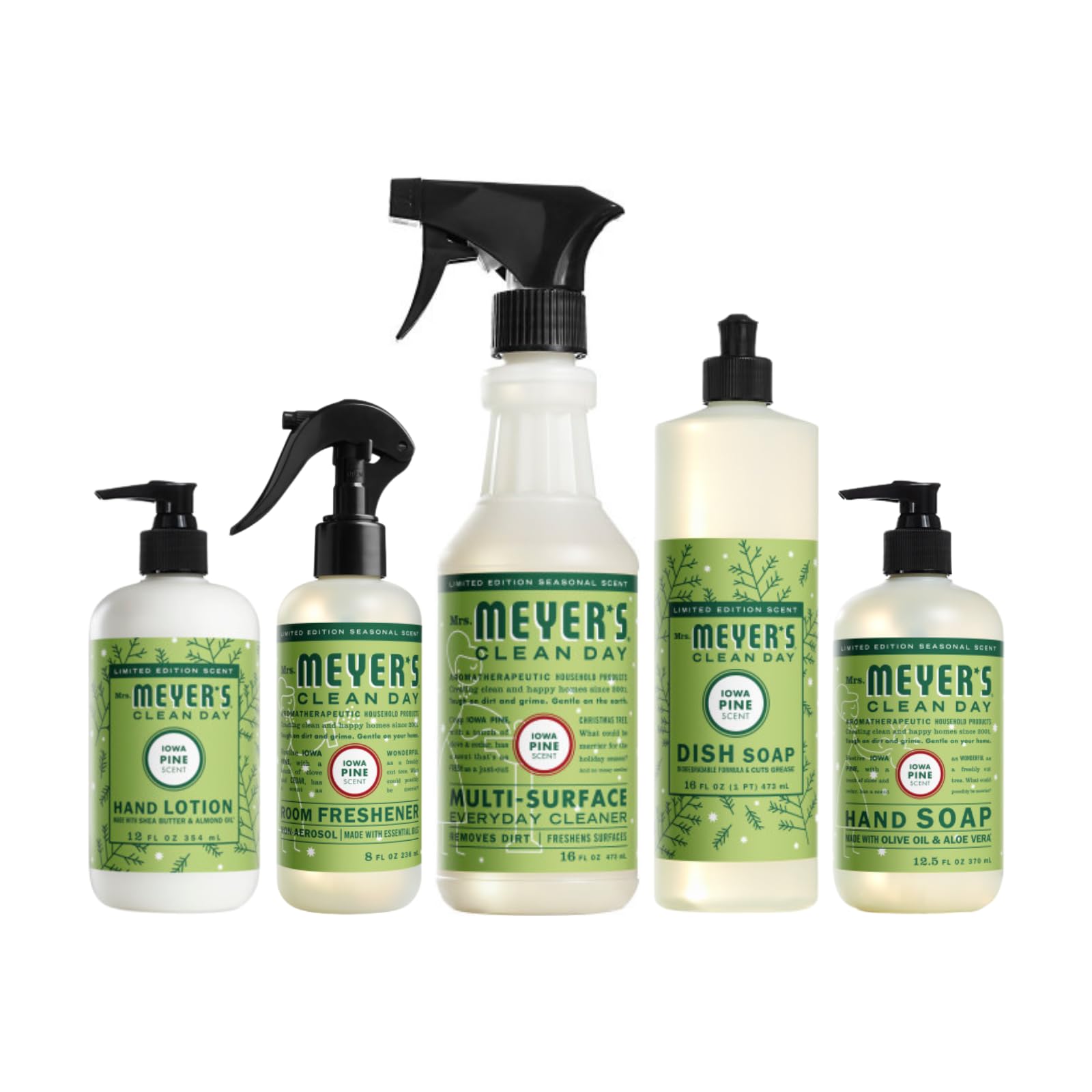 Amazon.com: Mrs. MEYER'S Clean Day Iowa Pine Scent Variety Pack